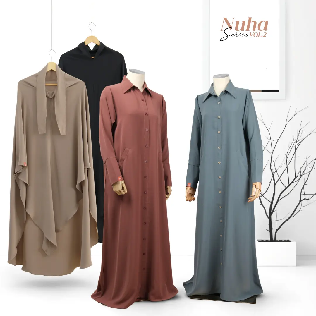 Nuha Khimar bandana syari khiban nonpad anti uv