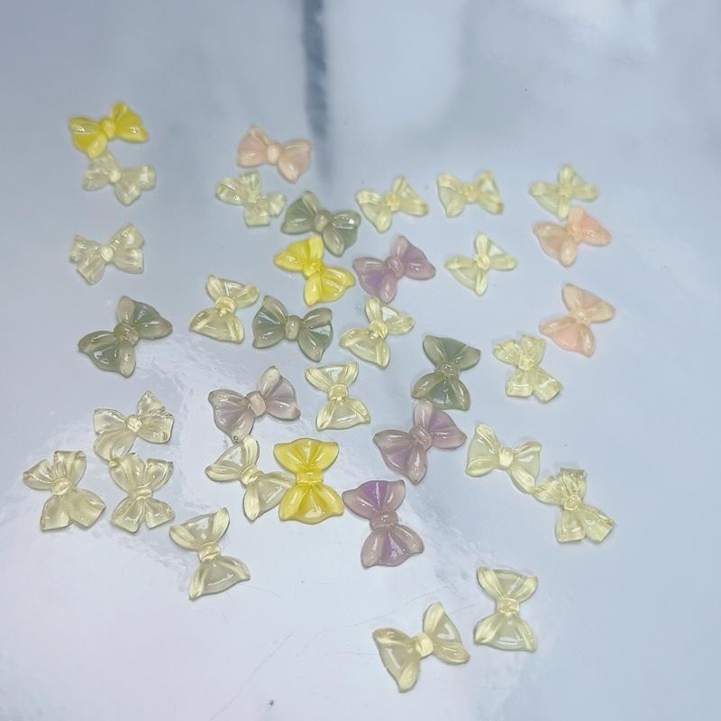  Sét 35 cái nơ pha lê tổng hợp phụ kiện làm nail nữ 