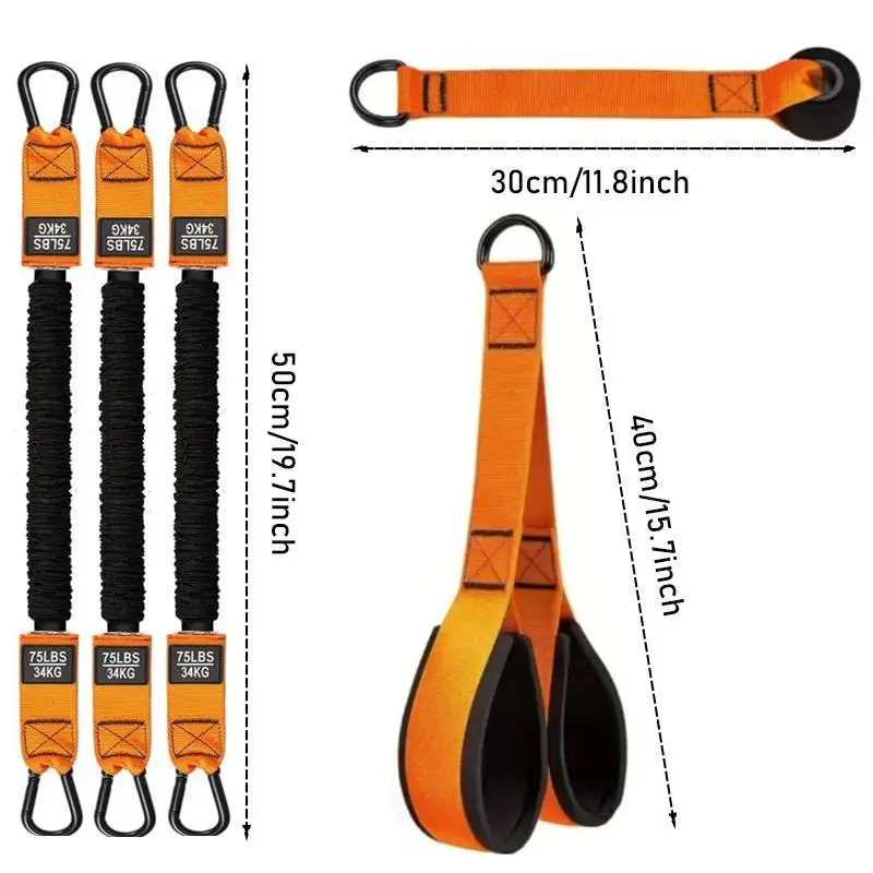 Adjustable Resistance Training Equipment, Resistance Band, Suitable for Deltoid Push, Face Pull, Bicep Curl and Training Arms, Home Gym Kit 1