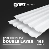 Gambar GNET Atap UPVC Double Layer Putih - Panjang 4 M, 5 M, 6 M - Tebal 10 MM - 4 Meter dari GNET Official Store Kota Tangerang 1 Tokopedia