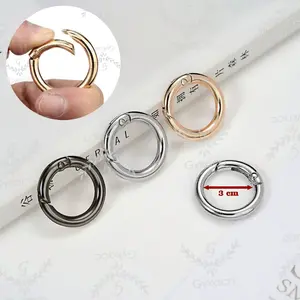 Accesories Tas Ring Bulat 3 cm Buka Tutup (A) / Ring O - Aksesoris Tas (IMPORT)