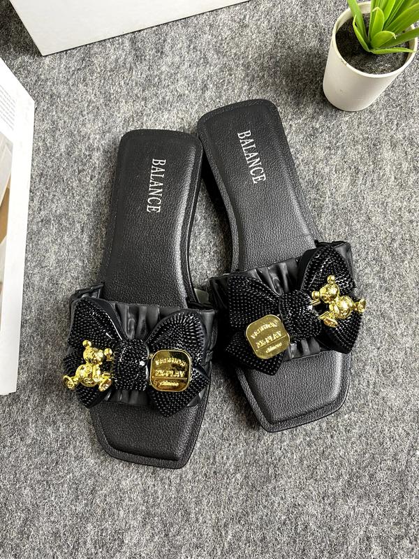 Sandal Wanita Balance Teplek Slop Motif Pita Cantik Nyaman Lentur Anti Slip Kuat 268x17 jelly 6