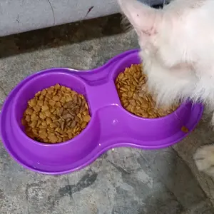 ALFAMEGA PLATE HEWAN - Piring Tempat Pakan Makan Minum Hewan Anjing Kucing Kelinci Anti Semut Anti Slip
