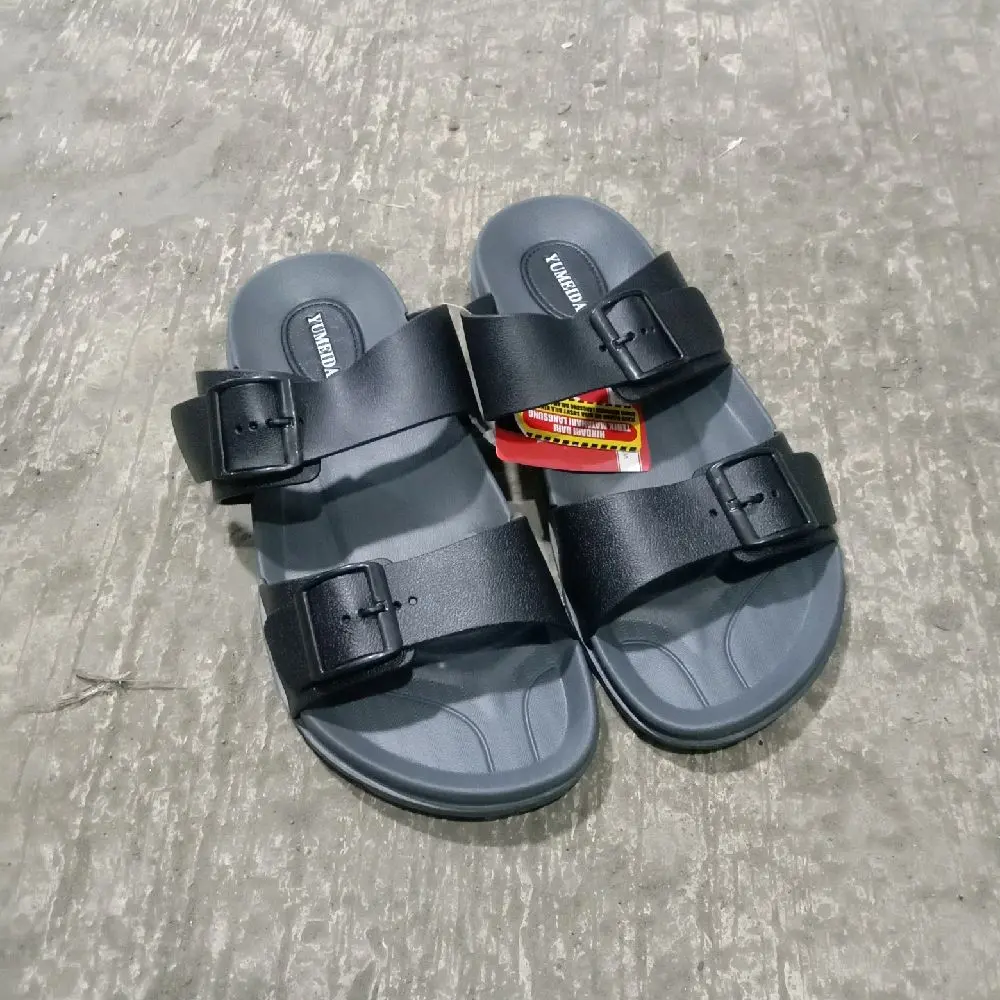 sandal yumeida pria dewasa  sandal dewasa sandal GT 7122 L Sendal Hitam Pria Coklat