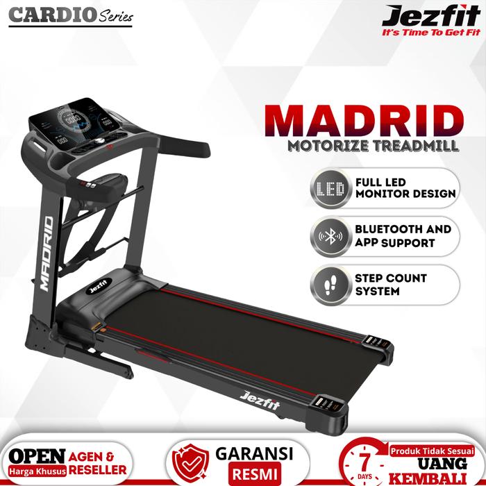 Gambar Jezfit Alat Fitness Treadmill Elektrik Madrid dari Jezfit Kota Administrasi Jakarta Timur Tokopedia