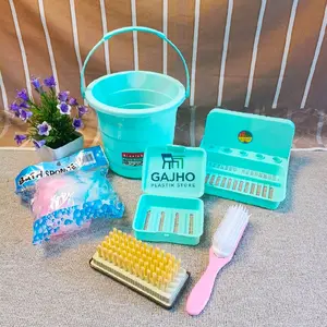 PAKET MURAH ALAT  PERLENGKAPAN MANDI/ 3pcs keranjang sabun+2pcs kotak sabun+Spon mandi