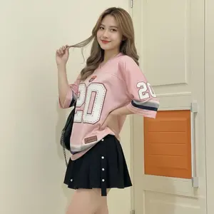 Softpink 20 Kaos Jersey Oversize Retro Boxy Shirt