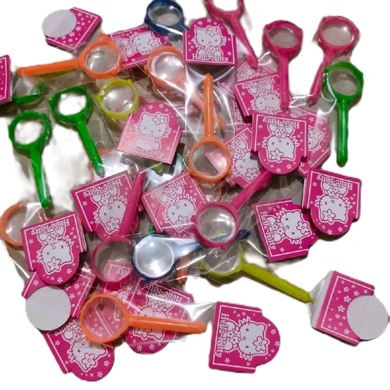 ball mainan kaca pembesar warna warni isi 20 pcs 0
