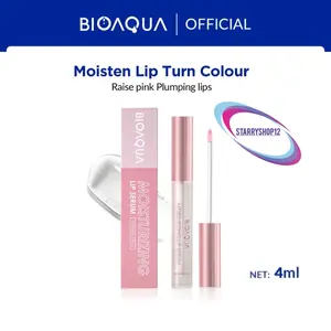 BIOAQUA Lip Serum bibir 4ml moisturizing warna pink lip balm lip care serum bibir Bio Aqua bioaqua cosmetics lip lips serum