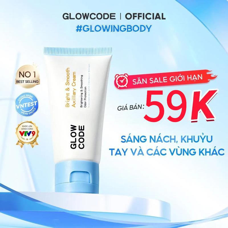 Kem Body Trắng Da Glowcode dưỡng trắng nách giảm thâm nách khuỷu tay Đầu gối…