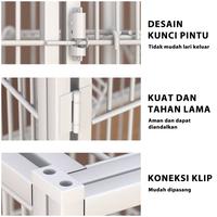 Gambar ChongChong-Kandang Kucing 4 Lapis Yang Dapat Dirakit Kandang Kucing Ruang Luas Rumah Kucing - Hitam4pcs 60*60*70 dari Chong Chong Kab. Tangerang 3 Tokopedia