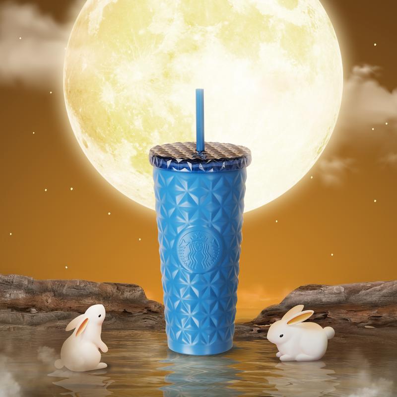  Bình nước Starbucks Cold Cup 20OZ SS MIDNIGHT BLUE  591ml  