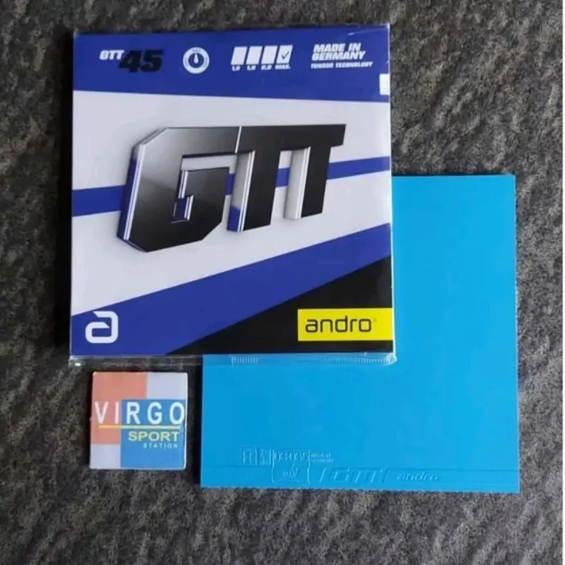 Andro GTT 45 karet bat bet pingpong tenis meja 100%ORIGINAL!! 3