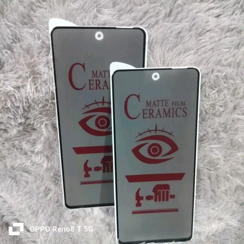 TG Tempered RM NOTE 10/10S Glass Ceramic Spy  Anti Gores Matte Privacy Anti SPY 5