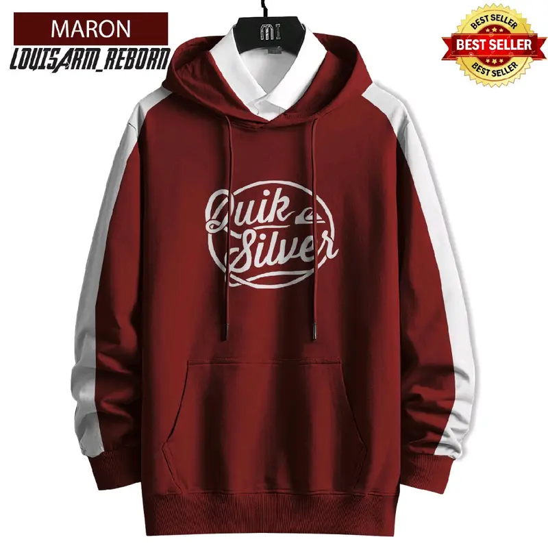 Hoodie premium pria wanita jumbo size sampai 7xl Fleece Sablon Nyaman Sweater Tebal Distro Panjang Zipper 3