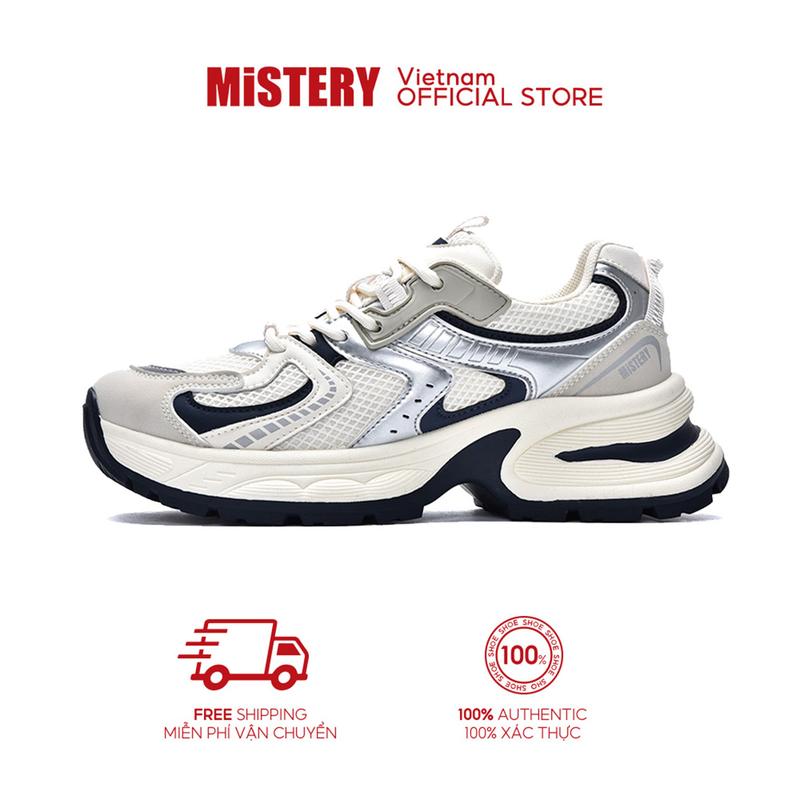 MiSTERY Giày Thể Thao Thông Thường Đế Dày Thời Trang Nam Sneaker Shoes Đế Bằng Casual Trainers MIS-1548