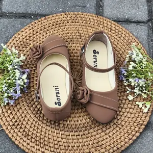 Luvee Shoes Sepatu Anak Perempuan Pita Bunga Rose | Flat Shoes Hambre