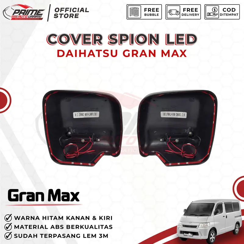 COVER SPION GRAND MAX LAMPU - HITAM 1