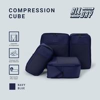 Gambar BALLER All Day Compression Cubes isi 4pcs Soft Quality Nylon Navy Blue - Travel Pouch Bag Organizer dari Baller Indonesia Kab. Tangerang 1 Tokopedia