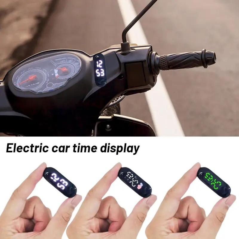 Đồng Hồ Điện Tử, Dán, Hiển Thị Thời Gian Xe Điện, Kích Thước Nhỏ, Hiển Thị Kỹ…