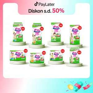 [KHUSUS KOL] Merries Good Skin Twinpack - Popok Bayi Celana / Baby Pants Diaper