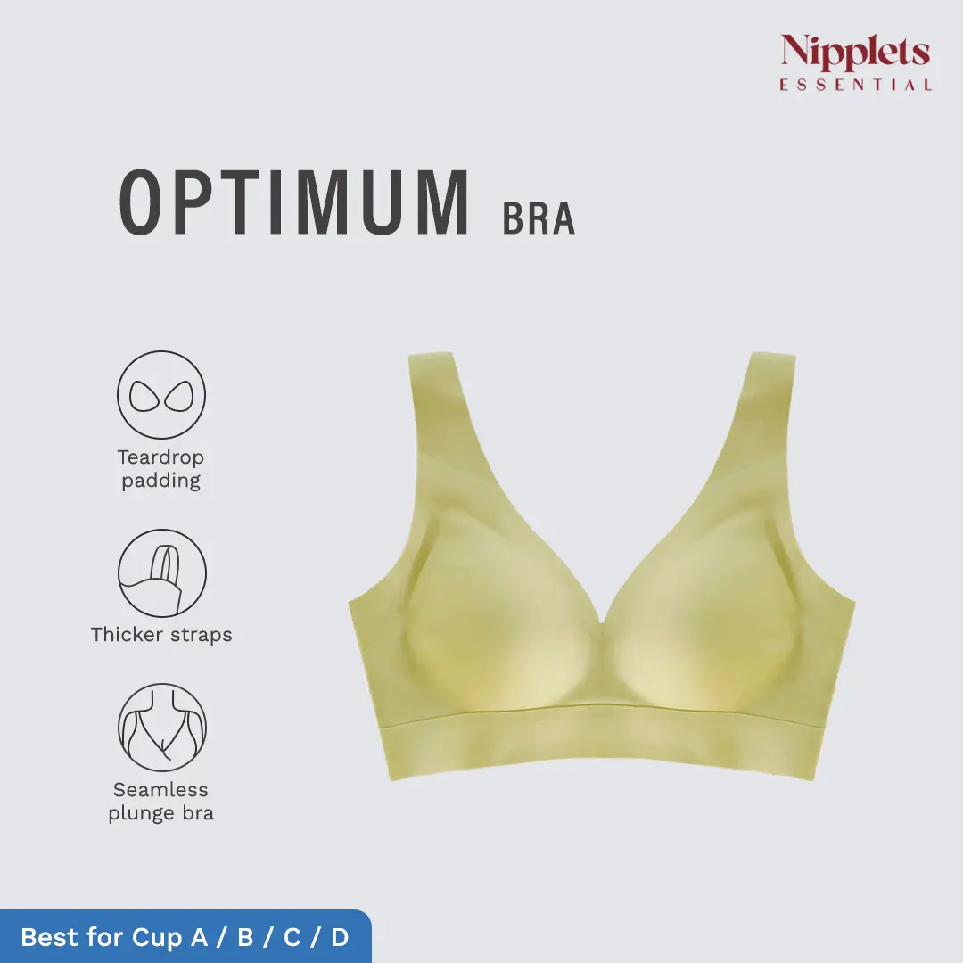 Optimum Bra - Seamless Teardrop cup Plunge bra