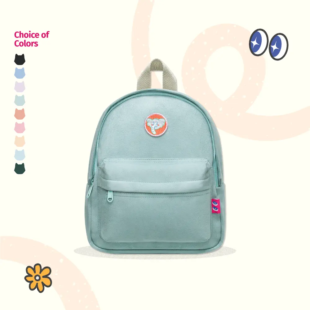 Paddy Small Basic Suede Backpack - Paddybag Tas Ransel Small Mini Sekolah Serbaguna