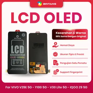 BINTANG OLED LCD Fullset Touchscreen for VIVO V29E 5G/Y100 5G/IQOO Z9 5G/V30 LITE 5G