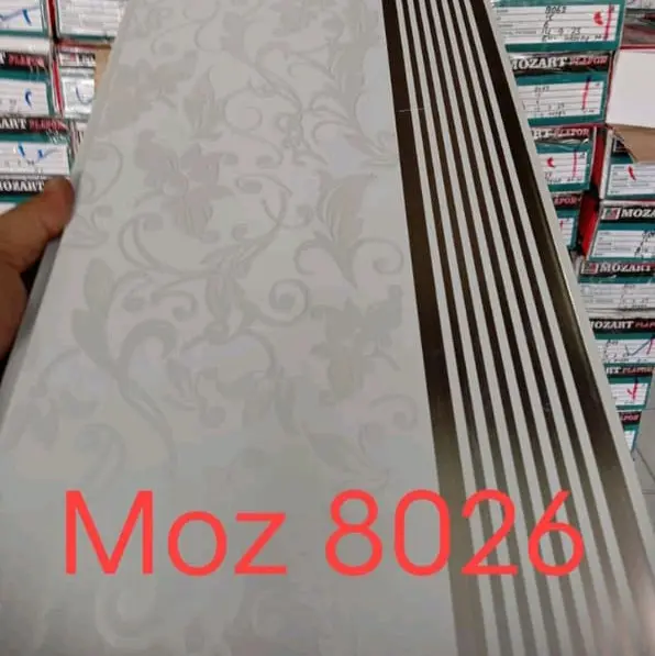 plafon pvc. putih anti air