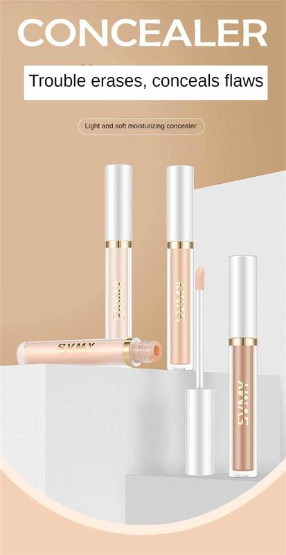 Product Introduction of （NEW&Hot Sale）Liquid Concealer High Covering Moisturizing Oil Control Foundation Invisible Pores Dark Circles Freckle Face Contour Makeup Tool 19