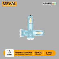 Gambar MEVAL Senter Dual Fungsi DUAL COB LED 3 Watt - Putih dari MEVAL ID Kota Tangerang 2 Tokopedia