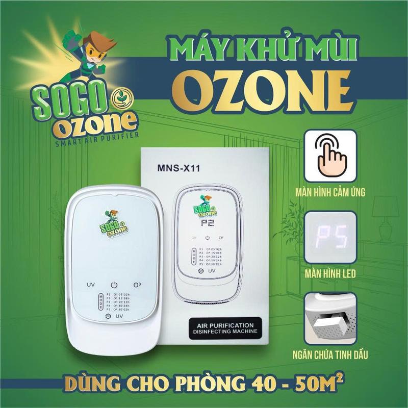 Máy Khử Mùi SOGO - Khử Trùng Ozone, Diệt Khuẩn UVC & Làm Sạch Không Khí Bằng…