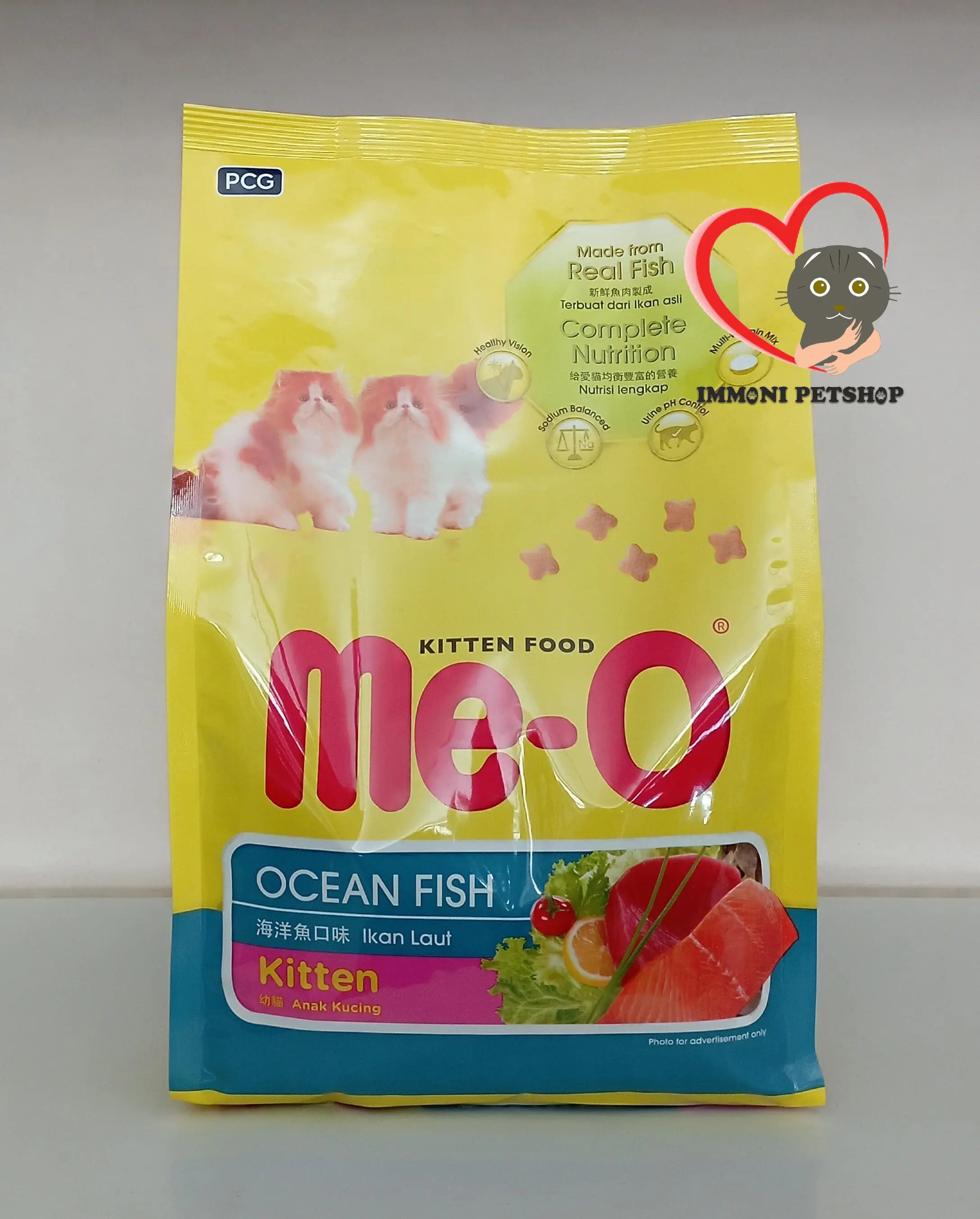 Me-O Kitten Ocean Fish 1,1kg - Makanan Kucing