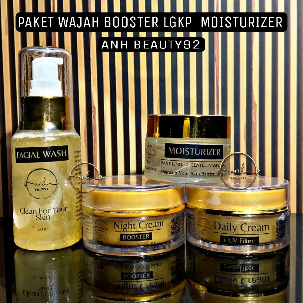 PAKET BOOSTER LGKP MOISTURIZER FREE POUCH +CERMIN + SERUM