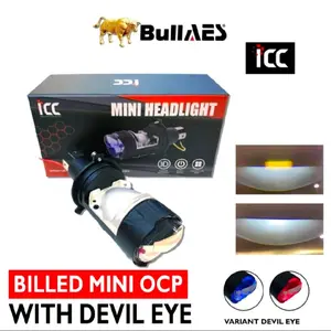 Biled Mini Laser H4 OCP 55 Watt Plus Devil Merk ICC Satuan