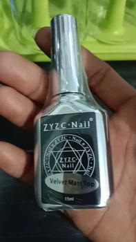 Product Review of ZYZC TOP COAT VELVET MATTE BASE COAT CARE GEL from M**h W** M**h W** 0