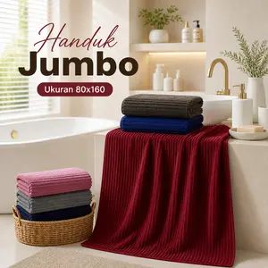 Handuk Mandi Jumbo Microfiber Bulu Ukuran 80x160 - Sandy Collection