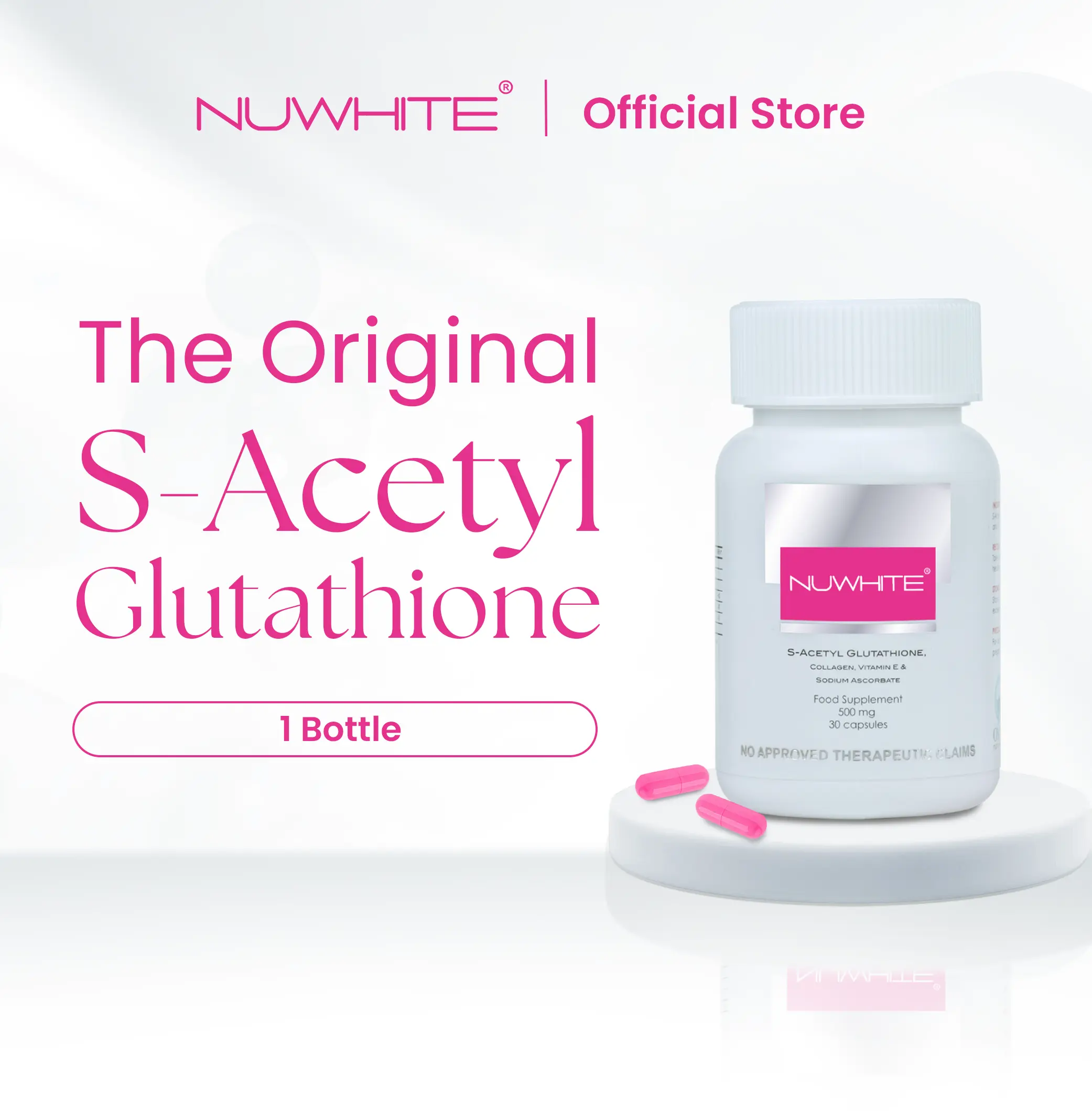 NUWHITE S-Acetyl Glutathione - 200mg of S-Acetyl Glutathione - TikTok Shop Philippines NUWHITE S-Acetyl Glutathione - 200mg of S-Acetyl Glutathione - TikTok Shop Philippines