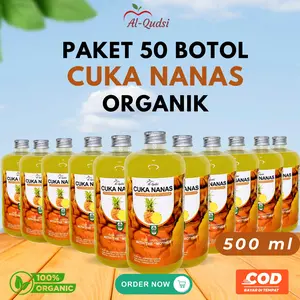 (Promo Paket Reseller) 50 Cuka Nanas Cider Vinegar With Mother