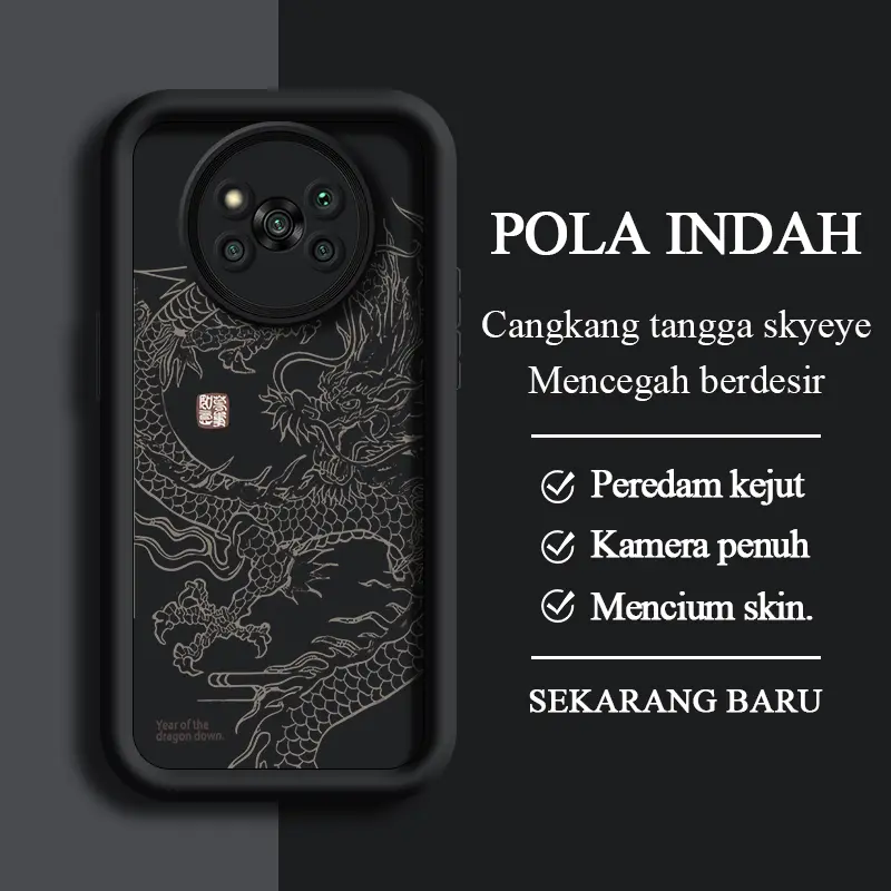 casing hp XIAOMI POCOX3NFC/X3/X3PRO one piece naga softcase for man premium keren 1
