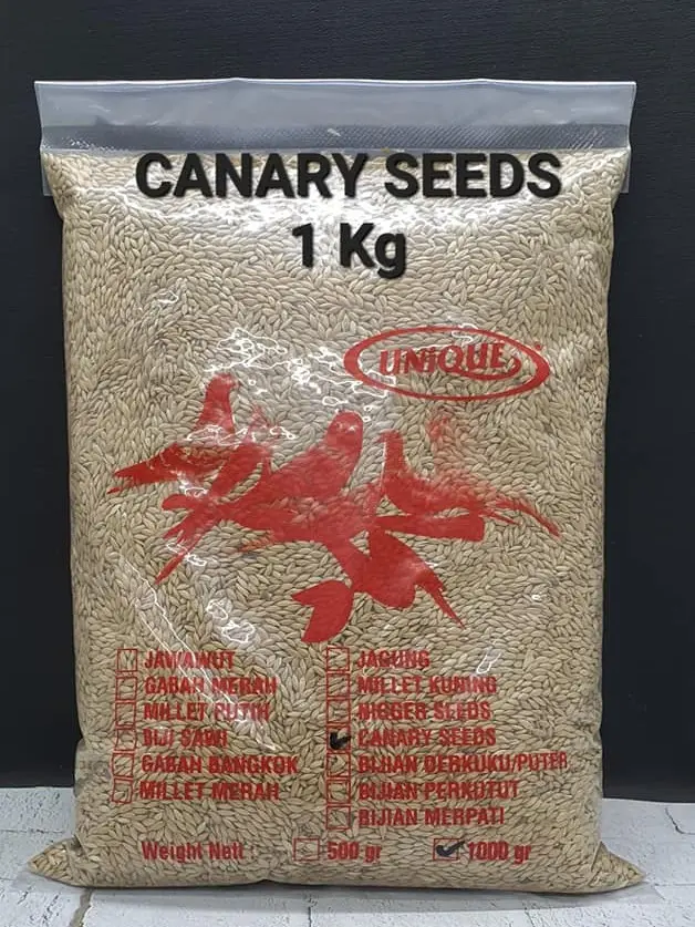 Pakan Burung Kenari dan Lovebird - Kenari Seeds 1 kg