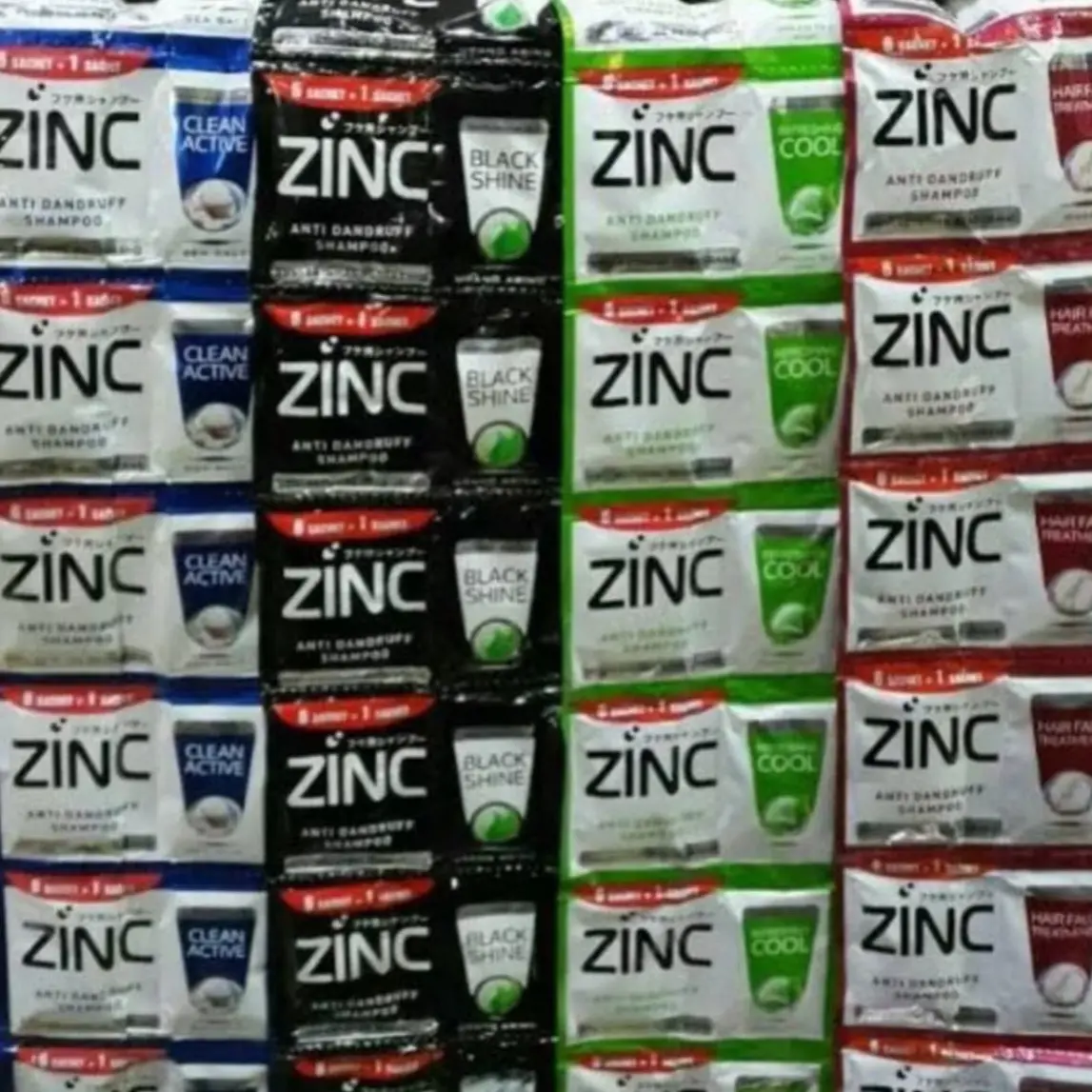 72 Sachet Shampoo Zinc Renceng Anti ketombe dan Rambut Rontok Haircare Sampo