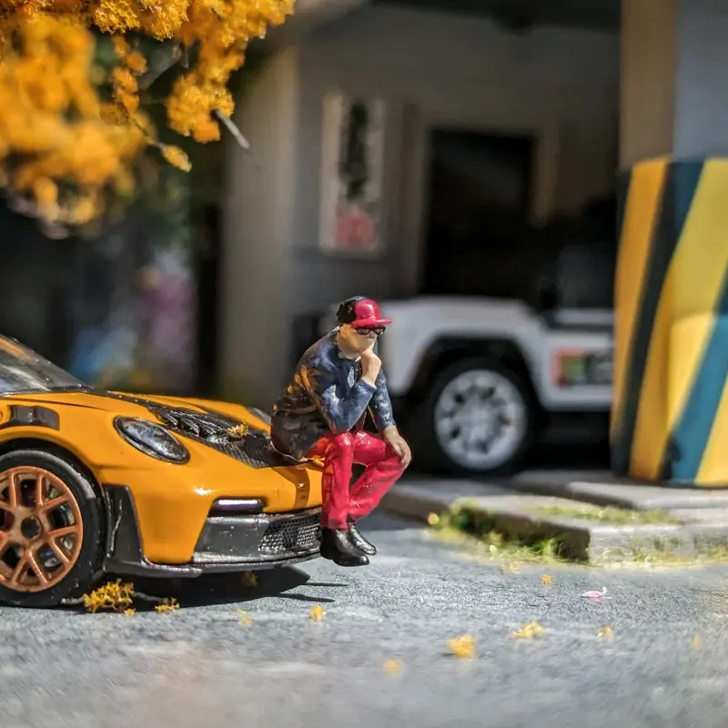 Nachi64 - Figure Premium skala 1/64 (Seri Model 2) untuk Diorama, Arsitekture, Koleksi, Diecast Hotwheels, MiniGT, Matchbox, dll 7