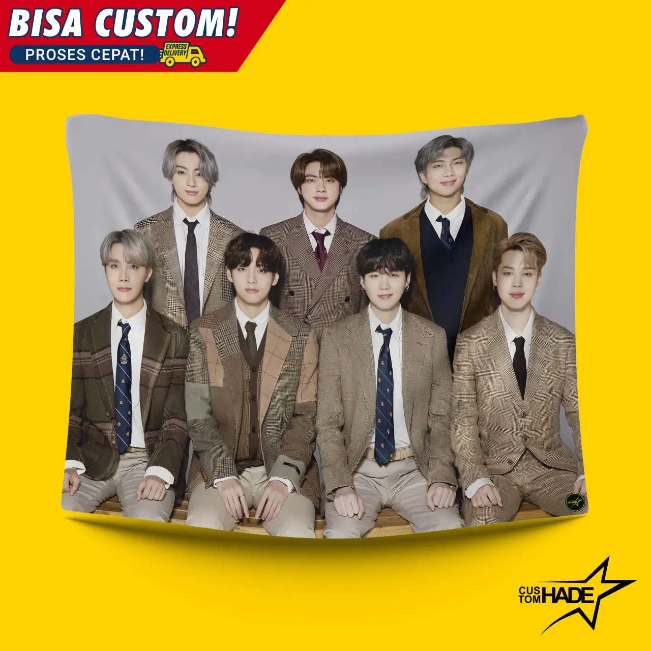 Selimut Lembut Hangat Model Kpop Custom Free Design