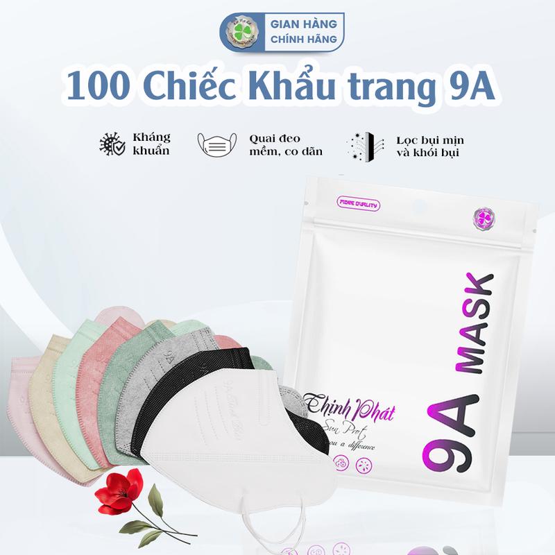 100 Chiếc Khẩu Trang Thịnh Phát 9A Mask 5 Lớp, Kháng Khuẩn Chống Nắng Tốt Quai…