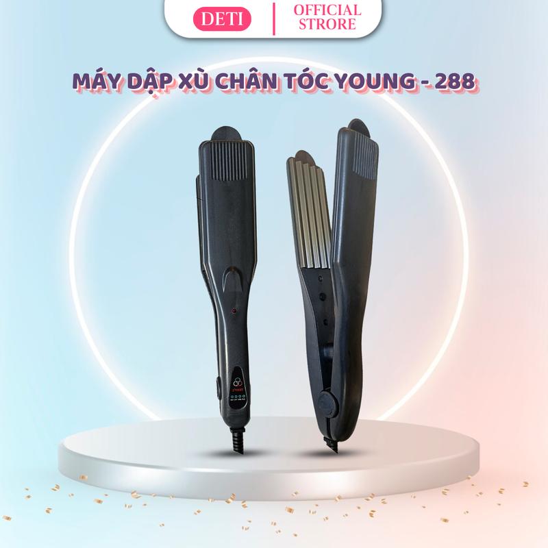 Máy dập xù , bấm xù , bấm mè tạo kiểu tóc làm phồng chân tóc bản to cao cấp young - 288