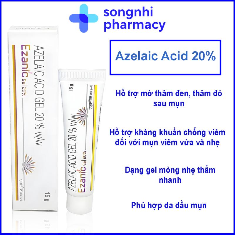 EZA.NIC GEL - Hỗ Trợ Giảm Mụn, Mờ Thâm Đen, Thâm đỏ