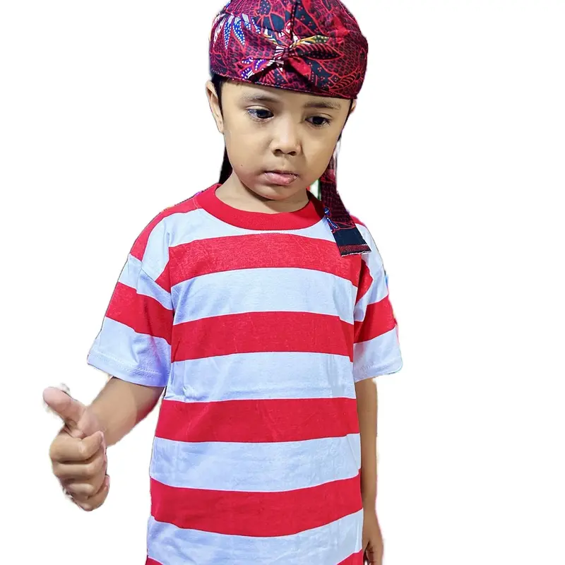 LOREK MADURA ANAK ANAK / ATASAN LOREK MERAHPUTIH KHAS MADURA / LOREK MADURA SIZE ANAK ANAK Kaos Baju Fashion 1
