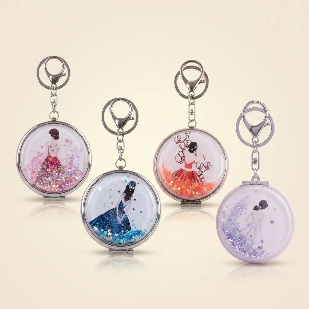 PATCH ME - Gantungan Kunci Cermin Mirror Keychain Aksesoris Tas Mini