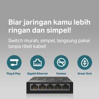 Gambar TP-link TL-LS1005G 5-port 10/100/1000Mbps Desktop Network Switch Plastic dari Reformasi Computer Kota Administrasi Jakarta Barat 3 Tokopedia